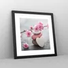 Gerahmtes Poster - Schwarzer Rahmen - Yoga weiblich Blume Produktbild-Vorschau 8