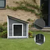 Relaxdays hondenhuis, hout, weerbestendig, inklapbaar Productafbeelding-voorbeeld 3