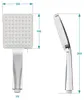 Calmwaters® Handbrause Modern Square 2 mit 6 Strahlarten, Produktbild-Vorschau 5