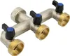 Wasserverteiler 3-fach 1" Messing Produktbild-Vorschau 1