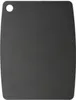 A dark gray cutting board with a hole in the top left corner, set against a black background. Náhľad obrázku produktu