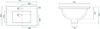 Rea Einbauwaschbecken Dafne 70 Rectangle White Produktbild-Vorschau 7