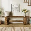 Banco in legno massello lungo 150 cm, ideale come banco Anteprima dell’immagine prodotto 1