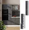 Apothekerschrank Vicco R-Line Schwarz Beton 30 cm, Model Produktbild-Vorschau 2
