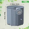 XMTECH Regentonne Regenwassertonne 750L Faltbare Regentank Produktbild-Vorschau 2