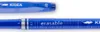 Close-up of a blue erasable pen cap and barrel. Náhľad obrázku produktu