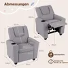 Fotel dziecięcy KOMFOTTEU z uchwytem na napoje, wykonany z Podgląd zdjęcia produktu 7