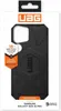 The image shows the packaging of a black phone case for a Samsung Galaxy S25 Ultra. Podgląd zdjęcia produktu