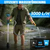 3000 L/h Akku Regenfasspumpe mit Gartensprühdüse für Makita Produktbild-Vorschau 4