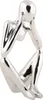 Present Time - Ornament Imagine - Silber - 12.5x10x23.5cm Produktbild-Vorschau 3