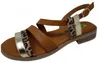 Dr. Stark Delia Damenschuhe Sandalen Flach Braun Freizeit Productafbeelding-voorbeeld 4