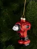 BRUBAKER Akkuschrauber Rot - Handbemalte Weihnachtskugel Produktbild-Vorschau 2