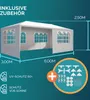 CASARIA® Pavillon 3x6m UV-Schutz 18m² Dachösen Produktbild-Vorschau 5