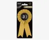 Kotylion, 40 jaar, goud-zwart, Beauty&Charm, 8 cm Productafbeelding-voorbeeld 4