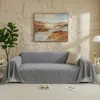 Sofa Abdeckung Chenille Sofa überwurfdecke Einfarbig Produktbild-Vorschau 9