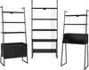 Möbelset ‘Storfjord’ 3-tlg. 1x Schreibtisch und 2x Produktbild-Vorschau 2