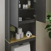 Armoire de toilette Vicco Livia Anthracite 60x163cm, Model Voir les images du produit 4