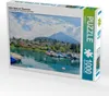 CALVENDO Puzzle Hafen Spiez am Thunersee | 1000 Teile Produktbild-Vorschau 1
