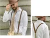 Sir Redman Hosenträger Herren Leder 25mm Y-Form Clips Produktbild-Vorschau 2