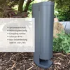 Novatool 1x Steckdosenturm 2-fach außen Anthrazit rund mit Produktbild-Vorschau 3