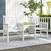 COSTWAY Gartenbank mit Tisch, 2-Sitzer Bank Sitzbank Produktbild-Vorschau 9