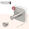 bremermann Bad-Serie PIAZZA TAPE - Handtuchhaken 4er Set Produktbild-Vorschau 7