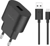 A black Nokia charger and a black USB-C cable are shown against a white background. Anteprima dell’immagine prodotto