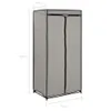 Kleiderschrank Grau 75×50×160 cm Produktbild-Vorschau 9