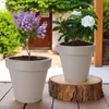 Pflanzkübel - RUND - XS - Ø 25 cm - Farbe: beige Produktbild-Vorschau 5