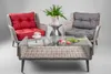 TexDeko® Loungekissen Gartenpolster Set mit Rückenkissen Produktbild-Vorschau 8