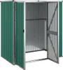 vidaXL Casetta da giardino Verde 161x89x161 cm Acciaio Anteprima dell’immagine prodotto 4