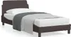 Bettgestell "Dover" Dunkelbraun 90x200 cm Stoff Produktbild-Vorschau 2