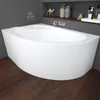 Badland Eckbadewanne Acryl 130x85 cm, Rechts, Weiß, 90 Produktbild-Vorschau 1