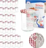 sada 50 kelímků 435 ml Do 82 víček Dřevěné srdce červené Náhled obrázku produktu 1