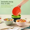 Plastik Schüssel Set 8 Farben 760 ml, wiederverwendbar und Produktbild-Vorschau 6