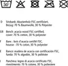 Care instructions and material composition in multiple languages, with laundry symbols. Náhled obrázku produktu