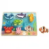 TOOKY TOY Montessori-Holzpuzzle Meereswelt Fisch Produktbild-Vorschau 3