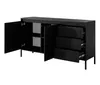 AX LIVING Trentinis 153 2T3S Schwarzes Sideboard, 153,5 cm Produktbild-Vorschau 5