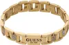 A close-up studio shot of a gold-colored Guess bracelet. Produktbild-Vorschau