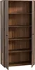 An open wooden cabinet with shelves. Voir les images du produit