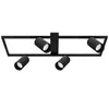 Lampa sufitowa MasterLED Bumo 4-punktowa GU10, czarna, Podgląd zdjęcia produktu 9