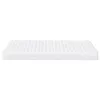 vidaXL Schaumstoffmatratze Weiß 160x220 cm Härtegrad H2 H3 Produktbild-Vorschau 3