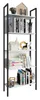 Drewno Metal Storage Stand Regał Deco Książki Stojak Półka Podgląd zdjęcia produktu 6