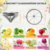 8-teiliges Messer fš¹r den gewerblichen Einsatz: Einfacher Produktbild-Vorschau 7