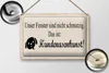 Blechschild Spruch 20x30 cm Hundenasenkunst Schild Produktbild-Vorschau 3