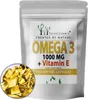 Omega 3 Fischöl 1000 mg - 100 Kapseln - Mit Vitamin E - EPA Produktbild-Vorschau 1