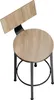 2er Set Barhocker Poole Sitzhöhe 74 cm Produktbild-Vorschau 3