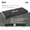 CLUB3D 1 auf 8 HDMI™ Splitter Full 3D und 4K60Hz(600MHz) Produktbild-Vorschau 9