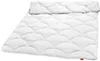 A white duvet with a scalloped pattern is laid out on a white background. Voir les images du produit
