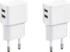 Wicked Chili 2er Set Dual USB Ladegerät 12W / 2400mA Pro Produktbild-Vorschau 1